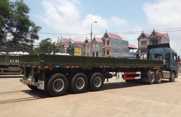 CHo thuê xe container giá tốt khu vực Hà Nội